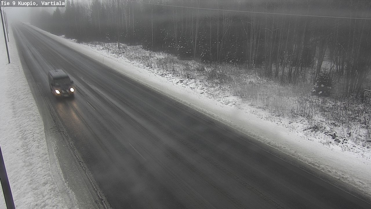 Weather Camera Image Road 9 Kuopio, Vartiala, Kuopio, Pohjois-Savo
