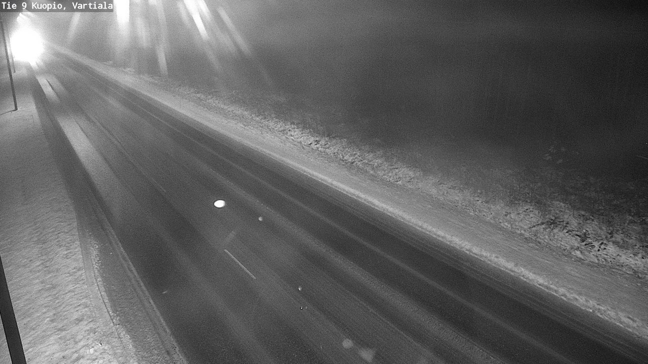 Weather Camera Image Väg 9 Kuopio, Vartiala, Kuopio, Pohjois-Savo