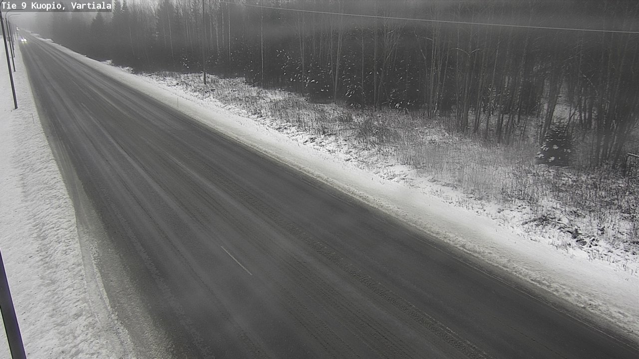 Weather Camera Image Road 9 Kuopio, Vartiala, Kuopio, Pohjois-Savo