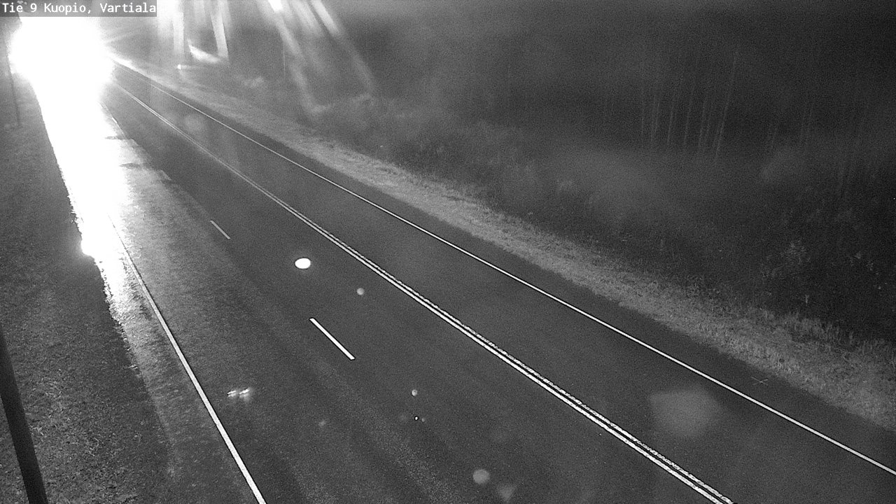 Weather Camera Image Road 9 Kuopio, Vartiala, Kuopio, Pohjois-Savo