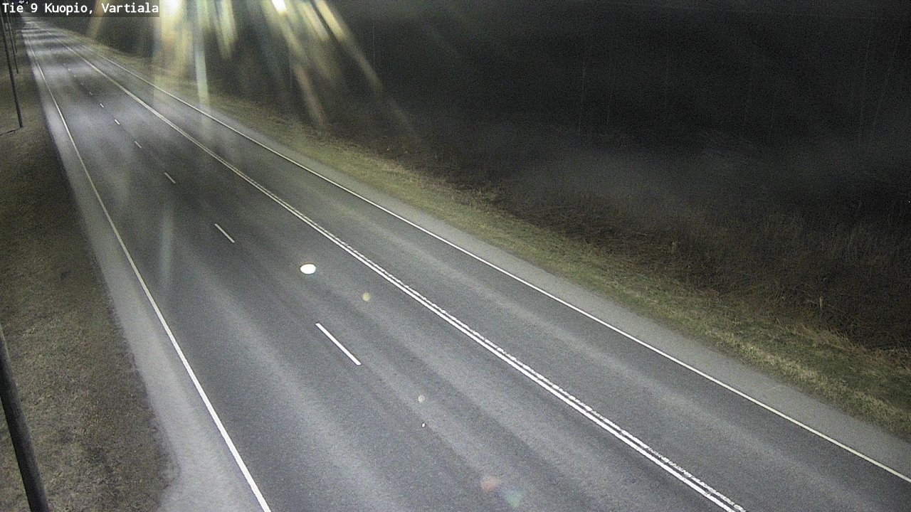 Weather Camera Image Väg 9 Kuopio, Vartiala, Kuopio, Pohjois-Savo
