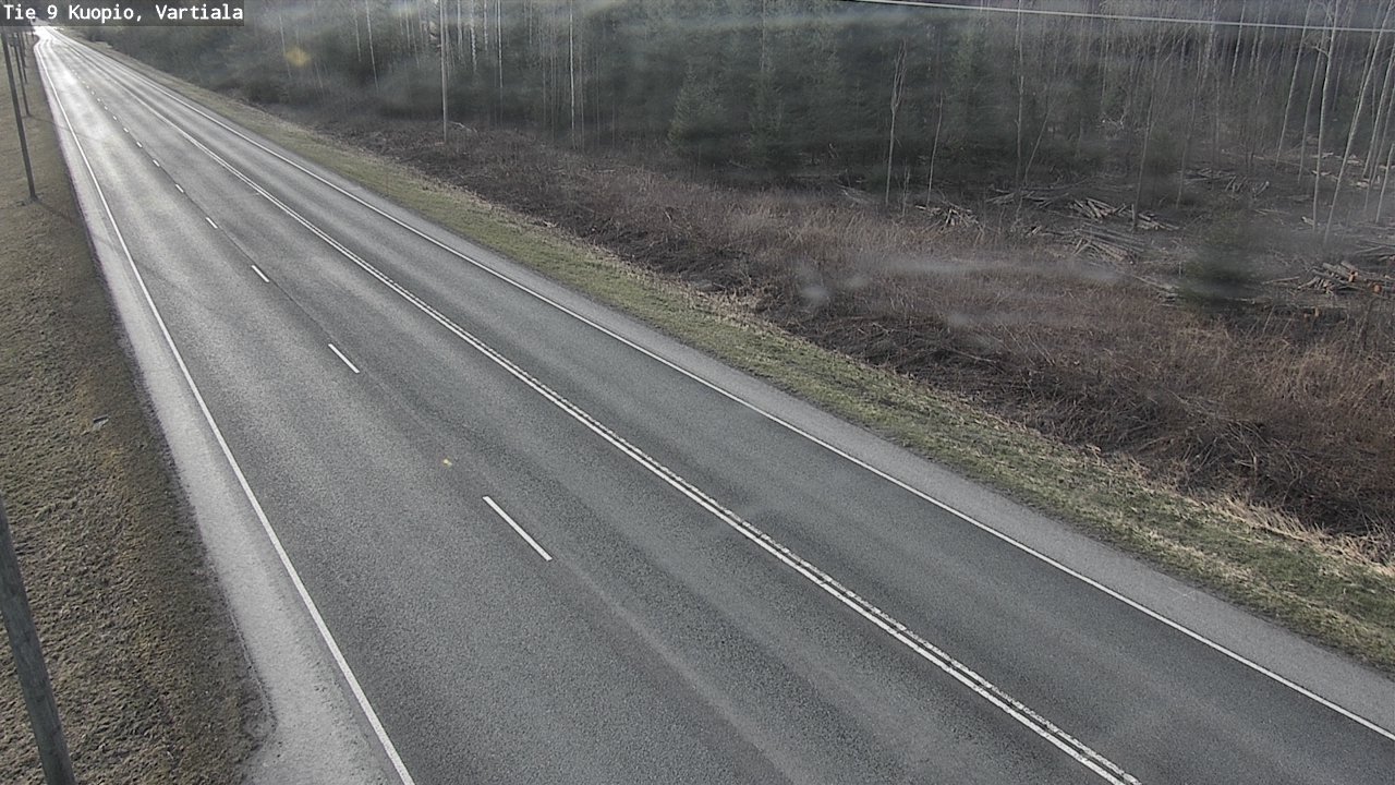 Weather Camera Image Road 9 Kuopio, Vartiala, Kuopio, Pohjois-Savo