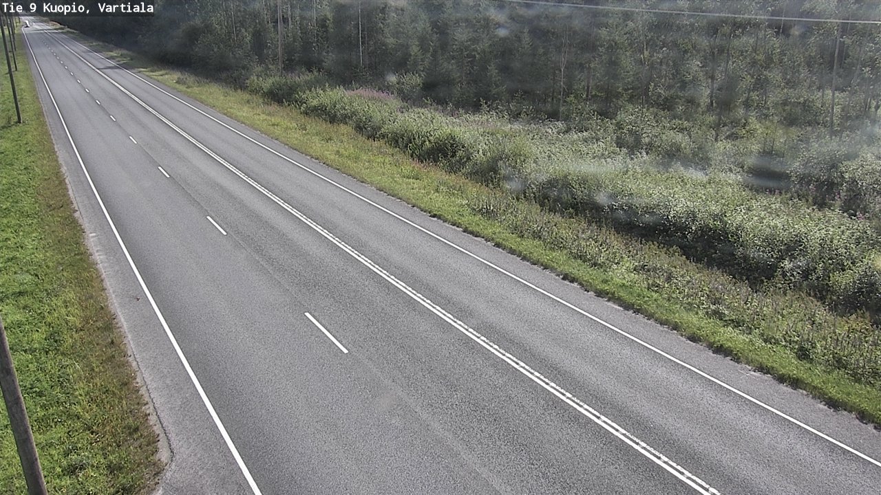 Weather Camera Image Väg 9 Kuopio, Vartiala, Kuopio, Pohjois-Savo