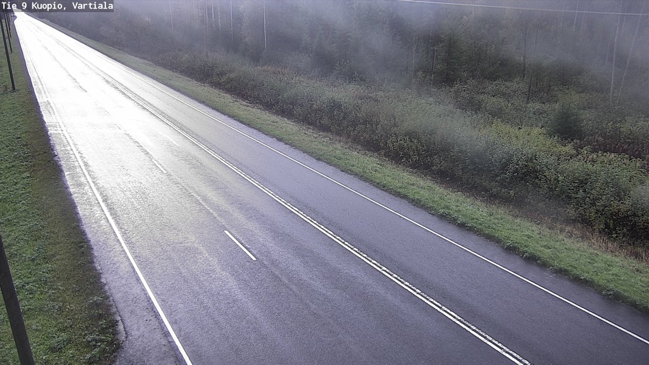 Weather Camera Image Road 9 Kuopio, Vartiala, Kuopio, Pohjois-Savo