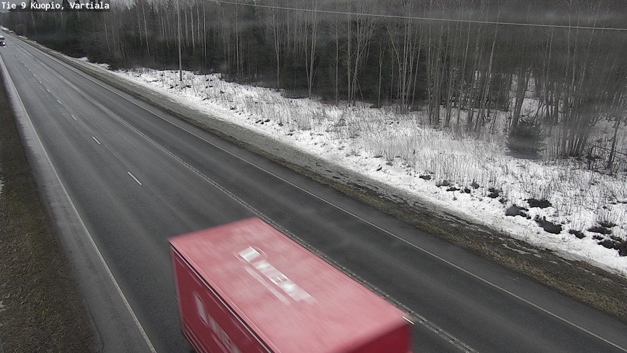 Weather Camera Image Road 9 Kuopio, Vartiala, Kuopio, Pohjois-Savo