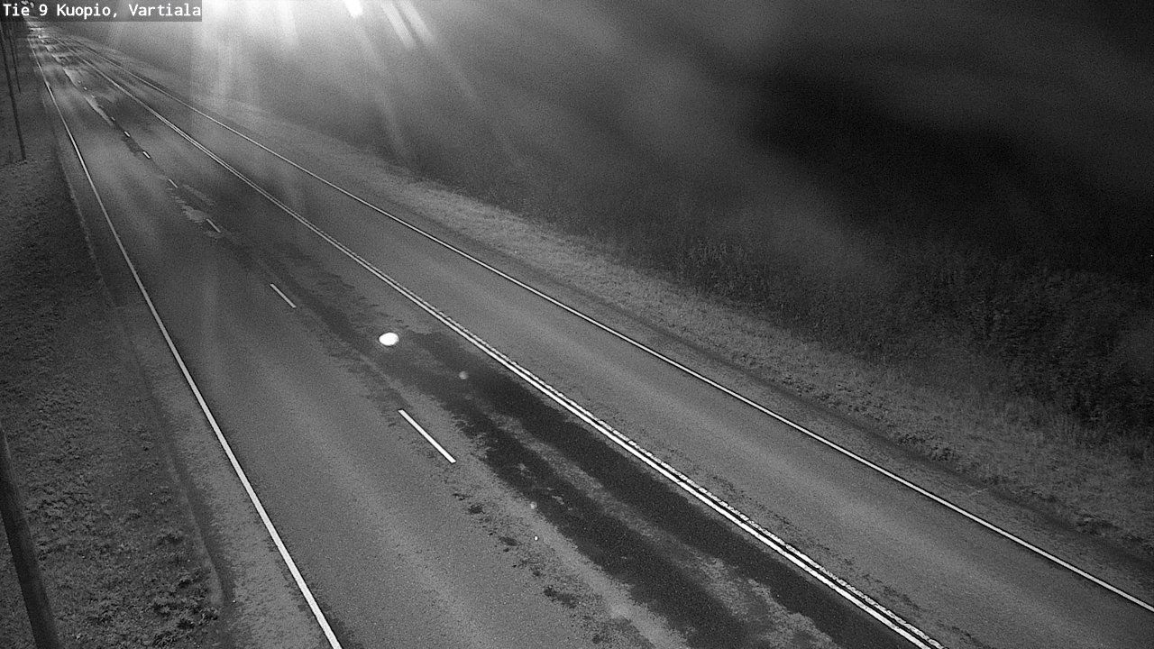 Weather Camera Image Road 9 Kuopio, Vartiala, Kuopio, Pohjois-Savo