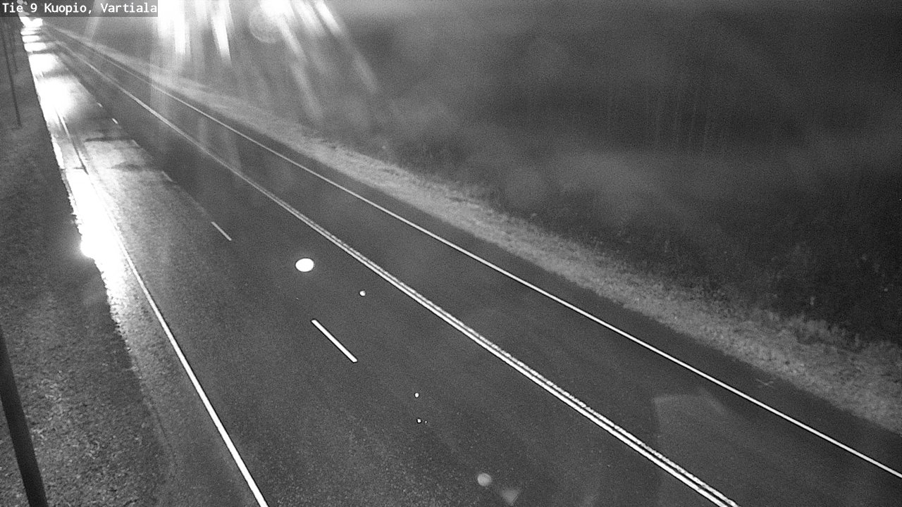 Weather Camera Image Väg 9 Kuopio, Vartiala, Kuopio, Pohjois-Savo