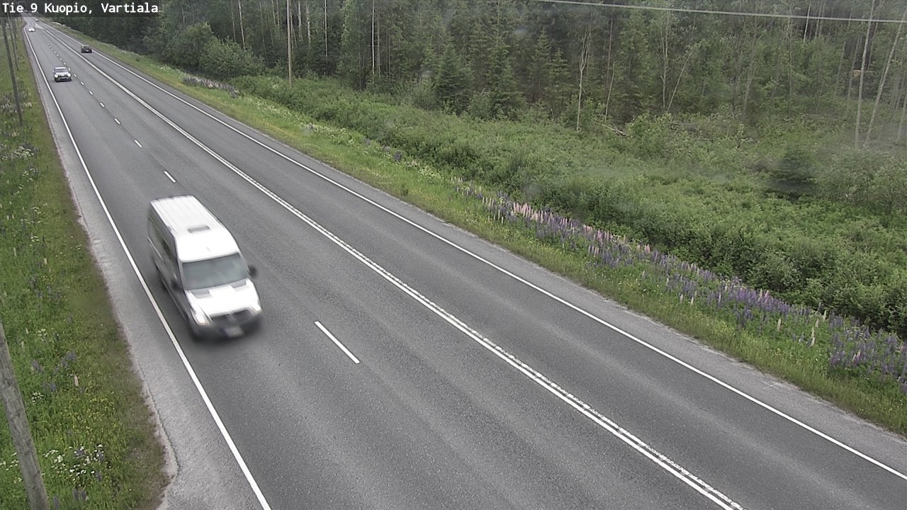 Weather Camera Image Road 9 Kuopio, Vartiala, Kuopio, Pohjois-Savo