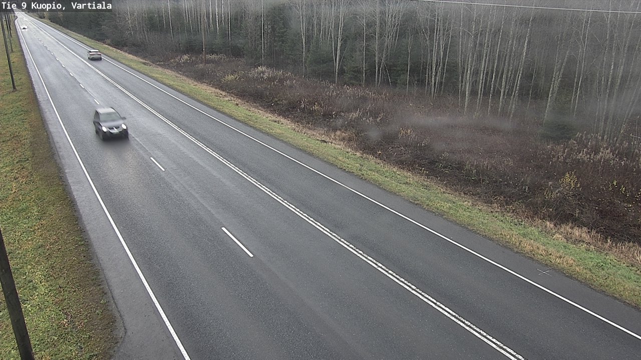 Weather Camera Image Väg 9 Kuopio, Vartiala, Kuopio, Pohjois-Savo