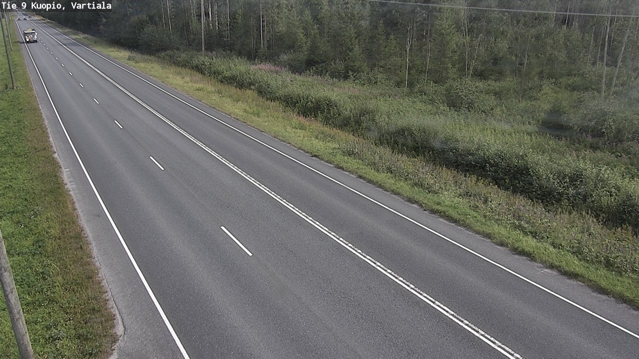 Weather Camera Image Road 9 Kuopio, Vartiala, Kuopio, Pohjois-Savo