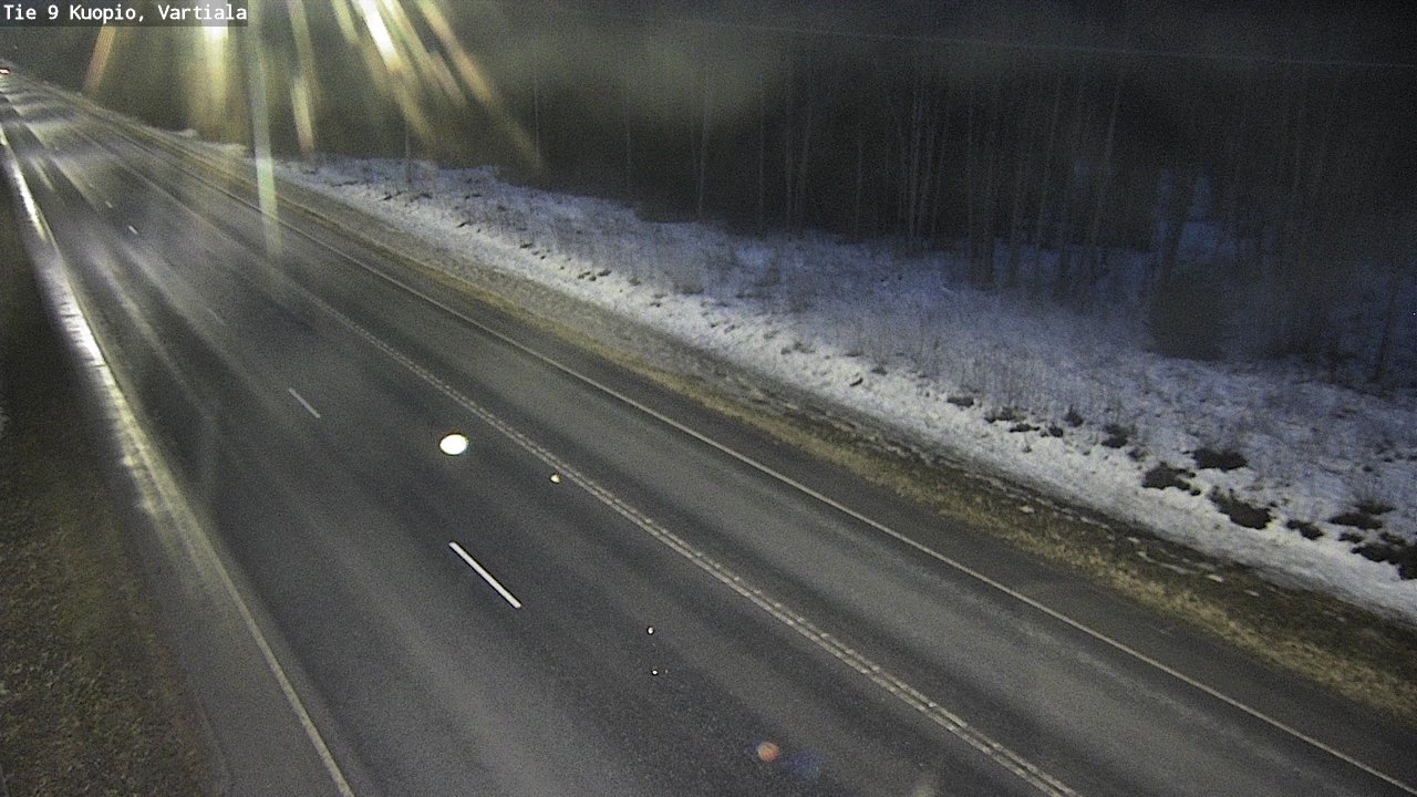 Weather Camera Image Road 9 Kuopio, Vartiala, Kuopio, Pohjois-Savo