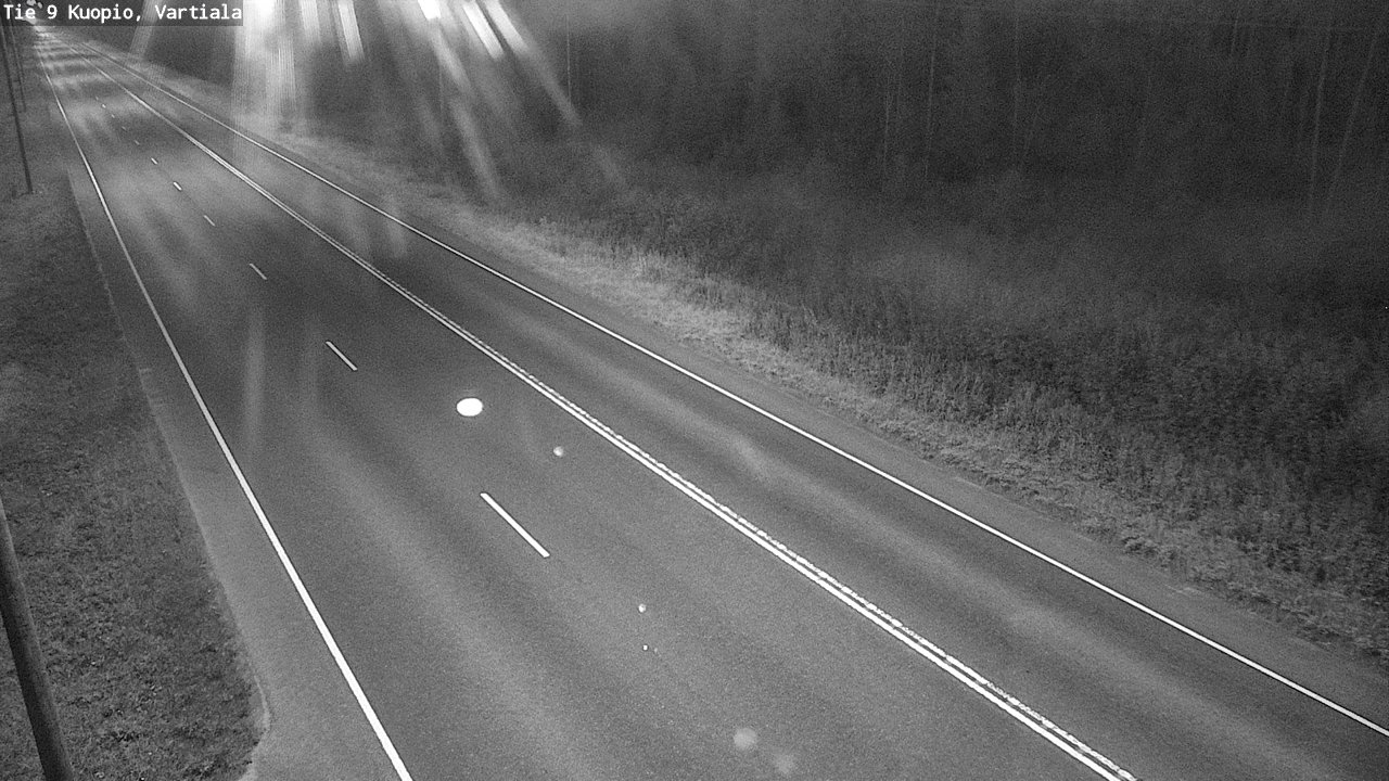 Weather Camera Image Väg 9 Kuopio, Vartiala, Kuopio, Pohjois-Savo