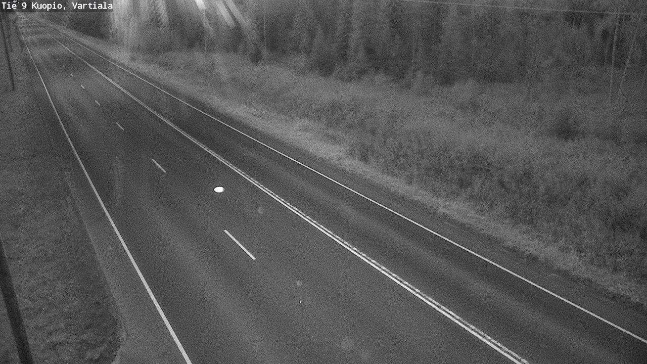 Weather Camera Image Väg 9 Kuopio, Vartiala, Kuopio, Pohjois-Savo
