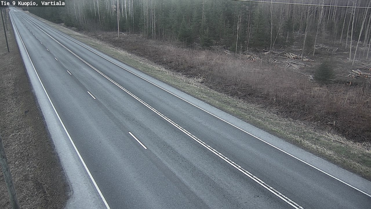 Kelikamerat Kuva Tie 9 Kuopio, Vartiala, Kuopio, Pohjois-Savo
