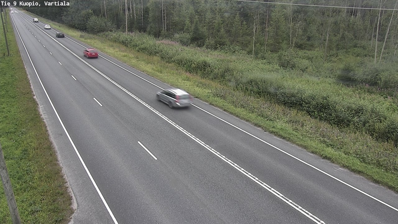 Weather Camera Image Road 9 Kuopio, Vartiala, Kuopio, Pohjois-Savo