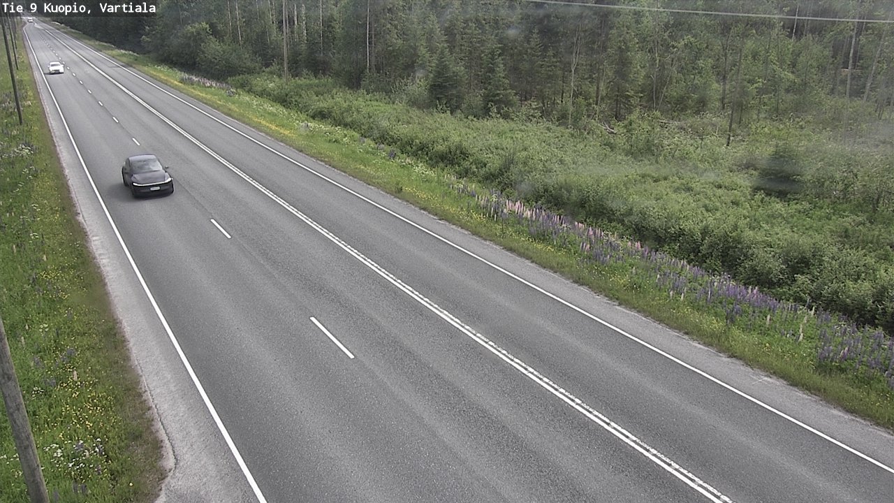 Weather Camera Image Road 9 Kuopio, Vartiala, Kuopio, Pohjois-Savo