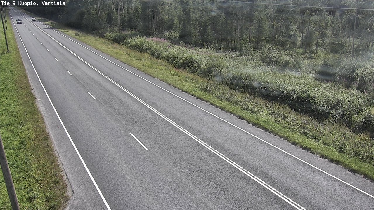 Weather Camera Image Väg 9 Kuopio, Vartiala, Kuopio, Pohjois-Savo