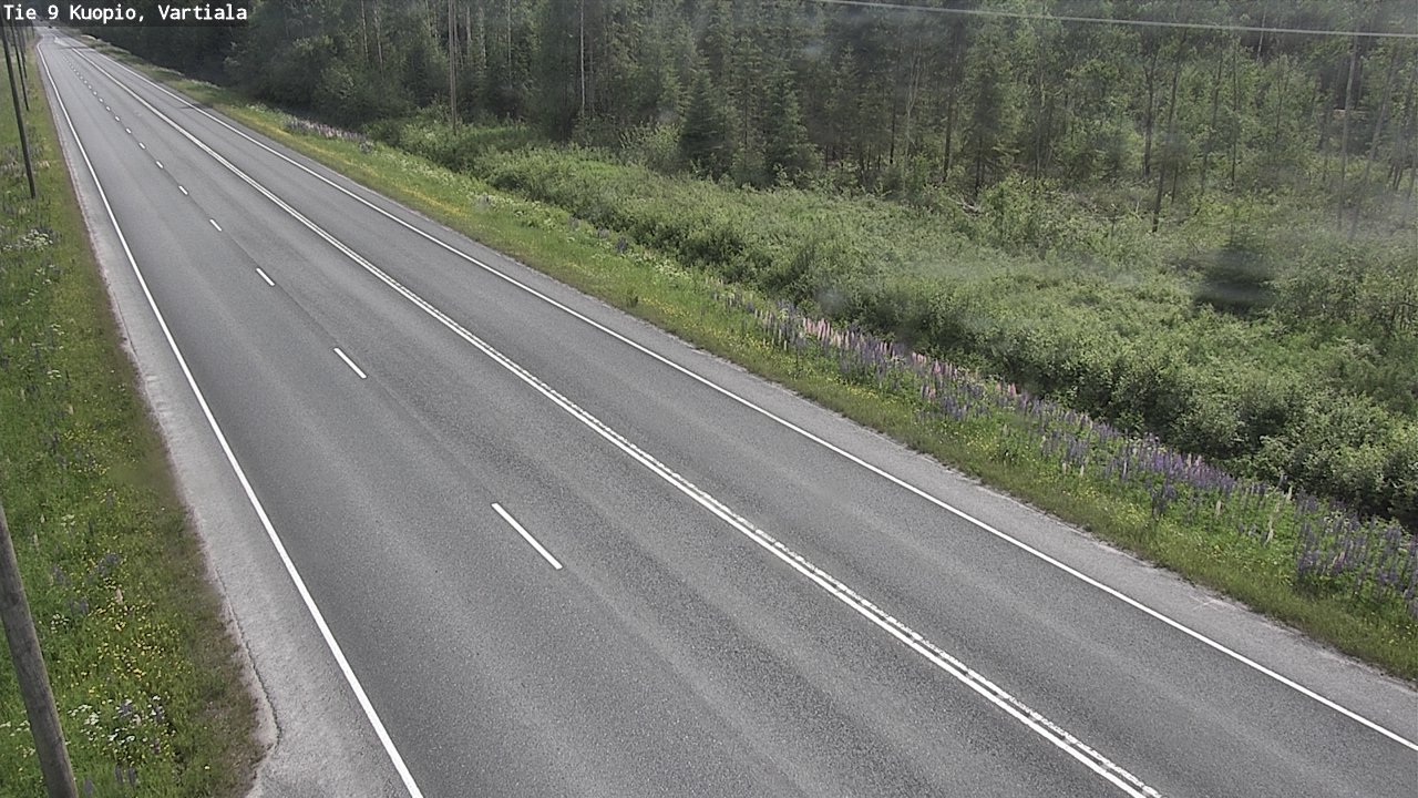 Weather Camera Image Road 9 Kuopio, Vartiala, Kuopio, Pohjois-Savo
