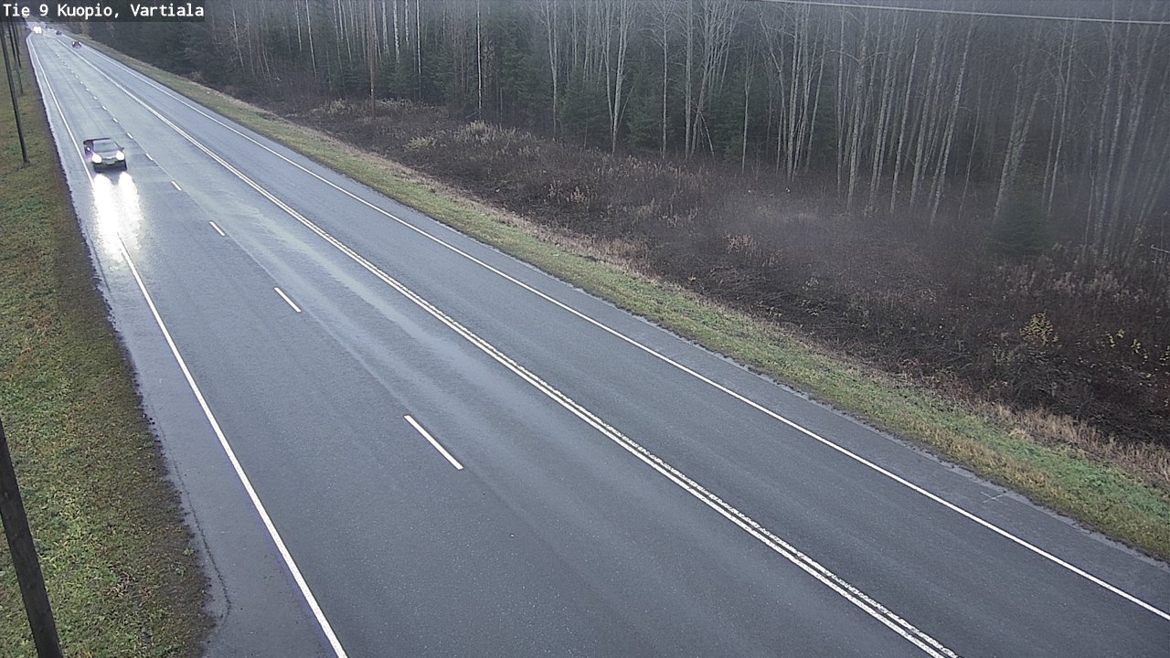 Weather Camera Image Väg 9 Kuopio, Vartiala, Kuopio, Pohjois-Savo