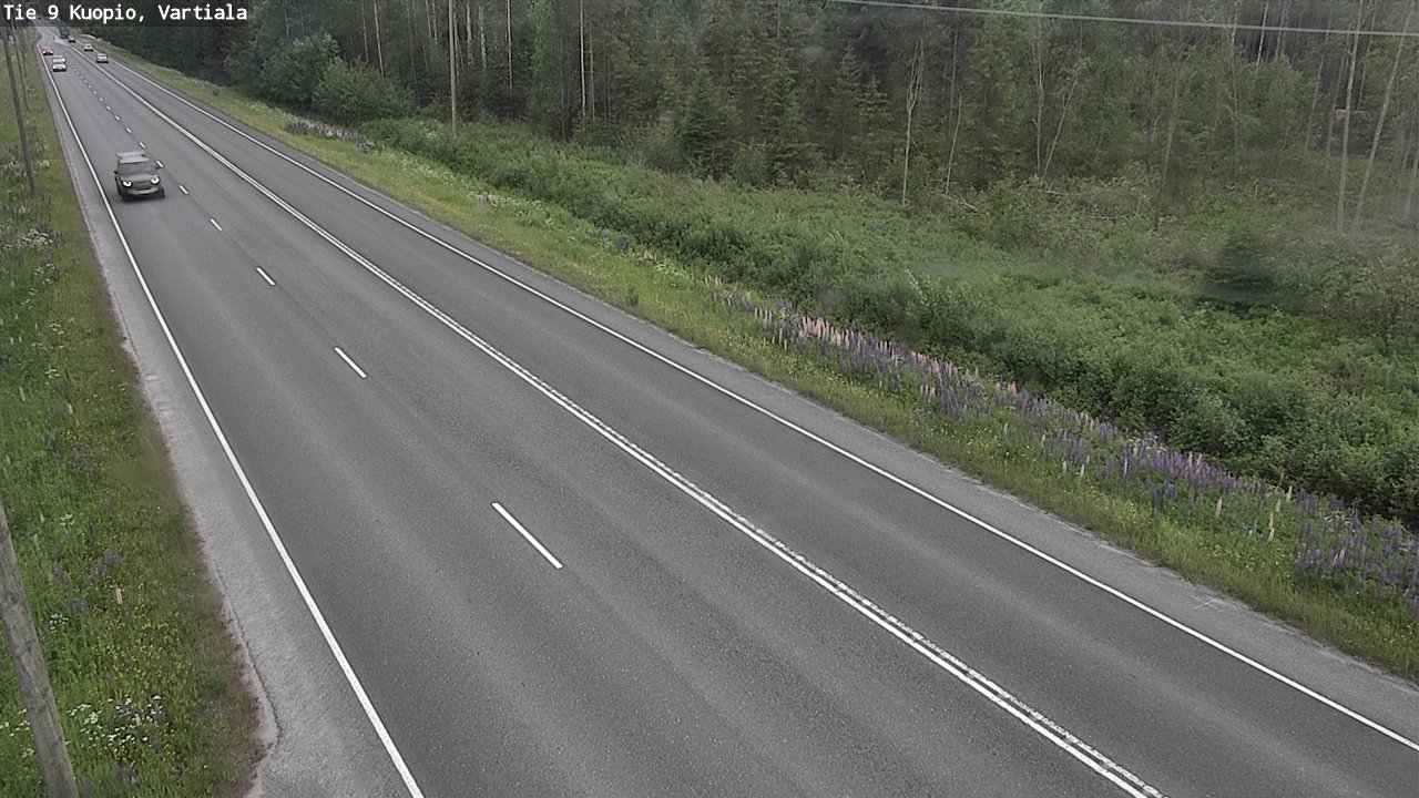 Weather Camera Image Road 9 Kuopio, Vartiala, Kuopio, Pohjois-Savo