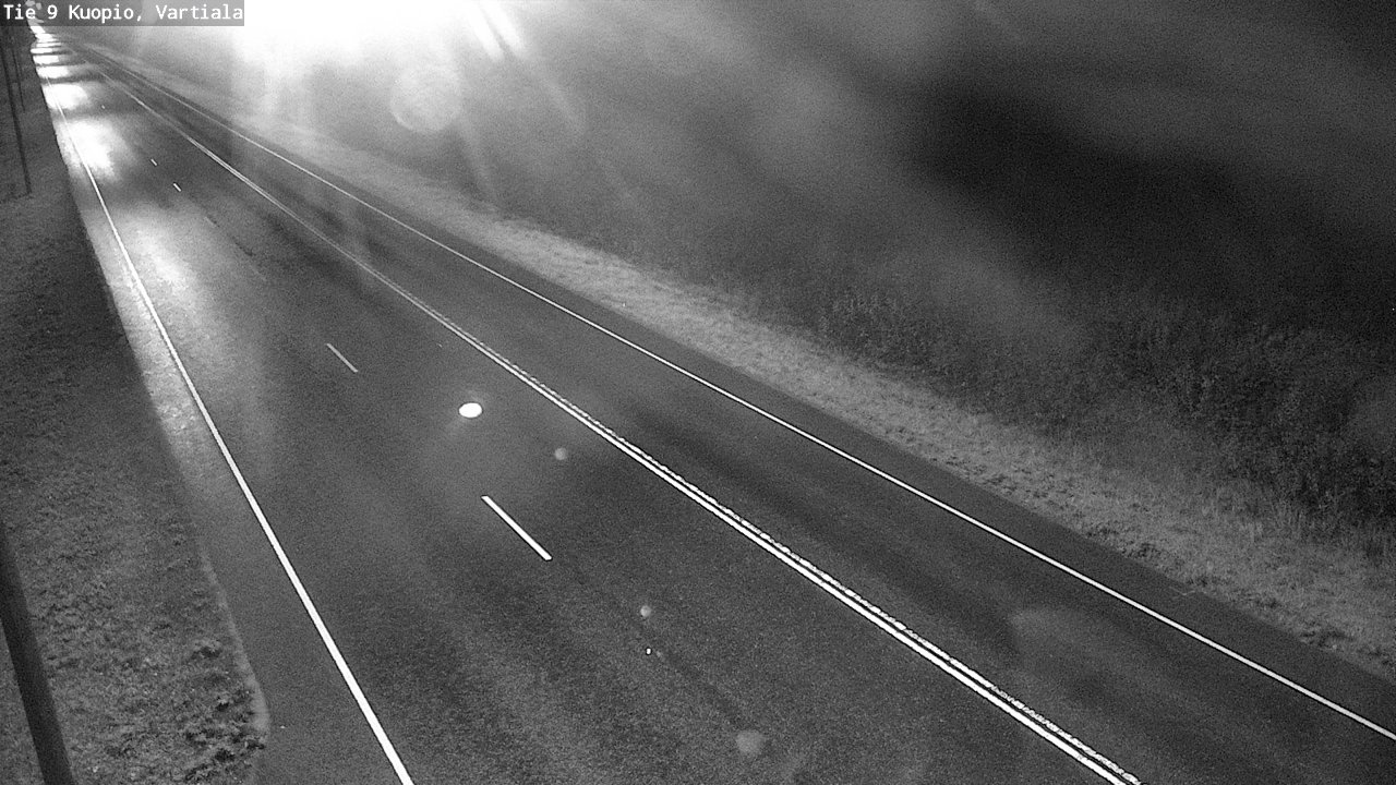 Weather Camera Image Road 9 Kuopio, Vartiala, Kuopio, Pohjois-Savo