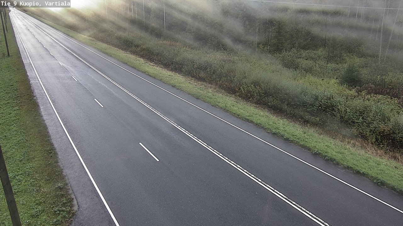Weather Camera Image Road 9 Kuopio, Vartiala, Kuopio, Pohjois-Savo