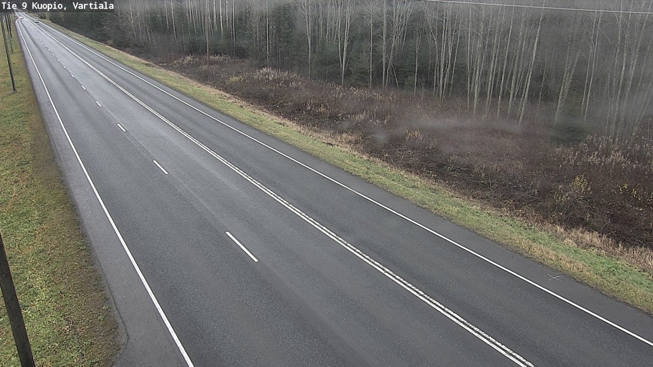 Weather Camera Image Väg 9 Kuopio, Vartiala, Kuopio, Pohjois-Savo