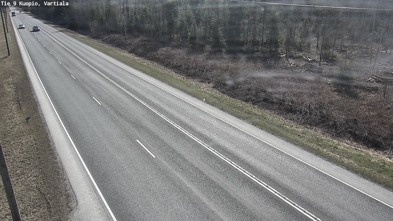 Weather Camera Image Road 9 Kuopio, Vartiala, Kuopio, Pohjois-Savo