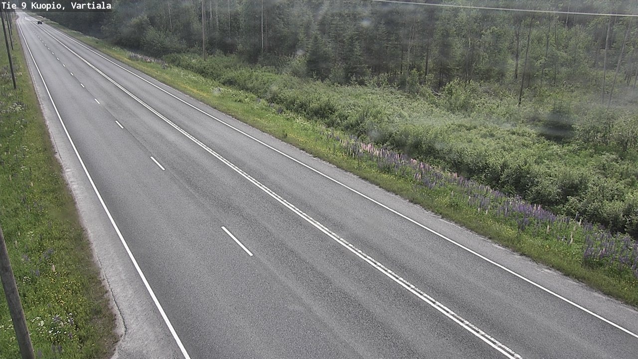 Weather Camera Image Road 9 Kuopio, Vartiala, Kuopio, Pohjois-Savo