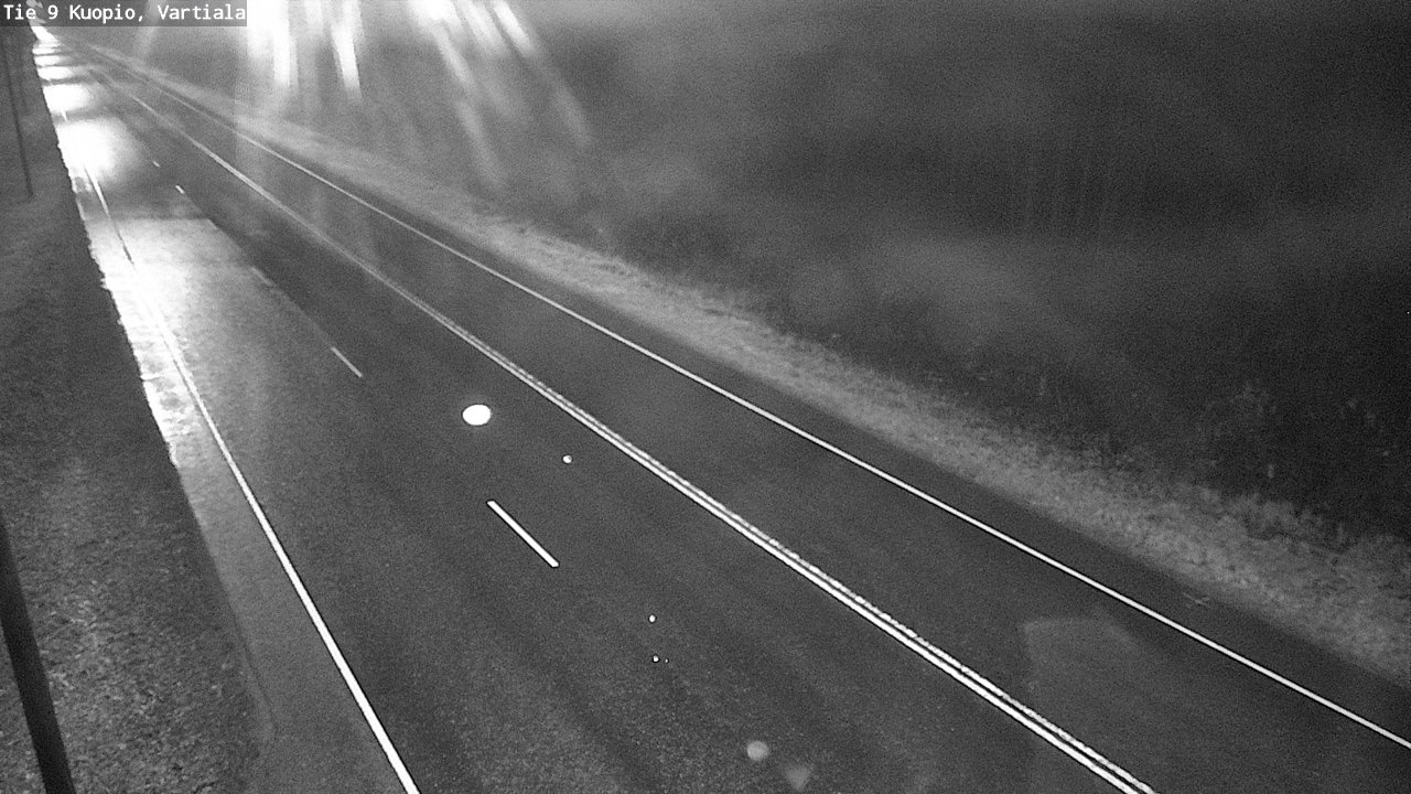 Weather Camera Image Road 9 Kuopio, Vartiala, Kuopio, Pohjois-Savo