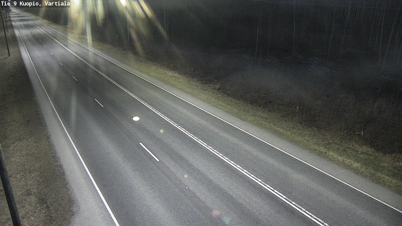 Weather Camera Image Väg 9 Kuopio, Vartiala, Kuopio, Pohjois-Savo