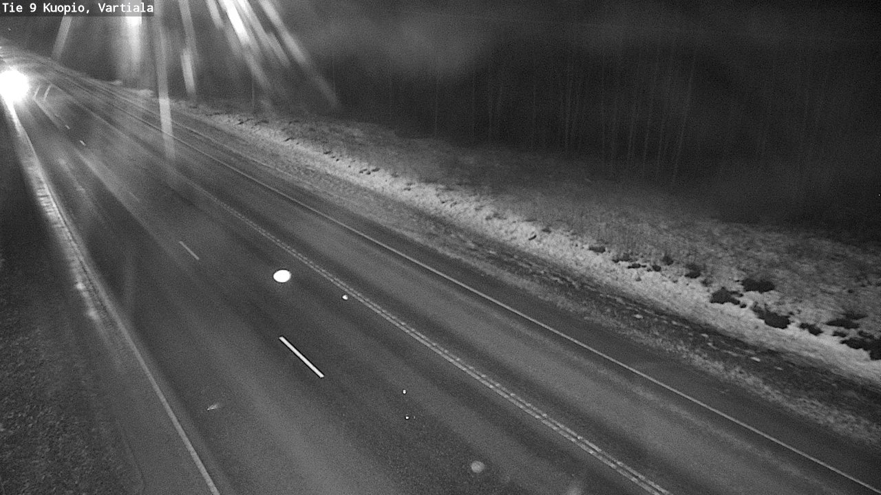Weather Camera Image Väg 9 Kuopio, Vartiala, Kuopio, Pohjois-Savo