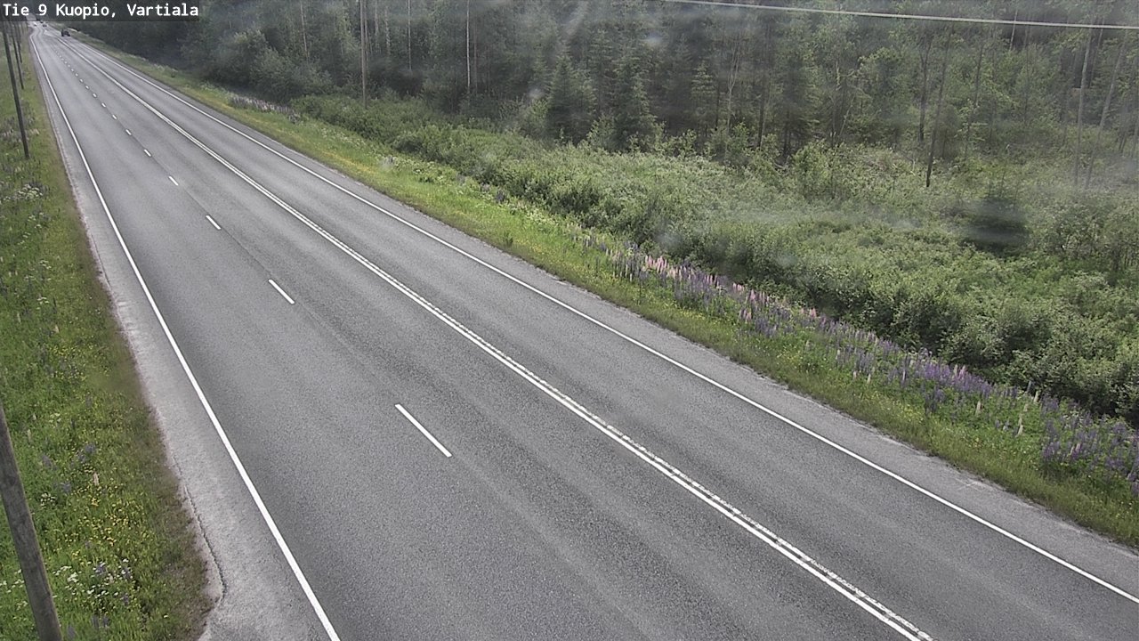 Weather Camera Image Road 9 Kuopio, Vartiala, Kuopio, Pohjois-Savo