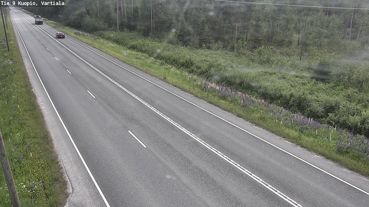 Weather Camera Image Road 9 Kuopio, Vartiala, Kuopio, Pohjois-Savo