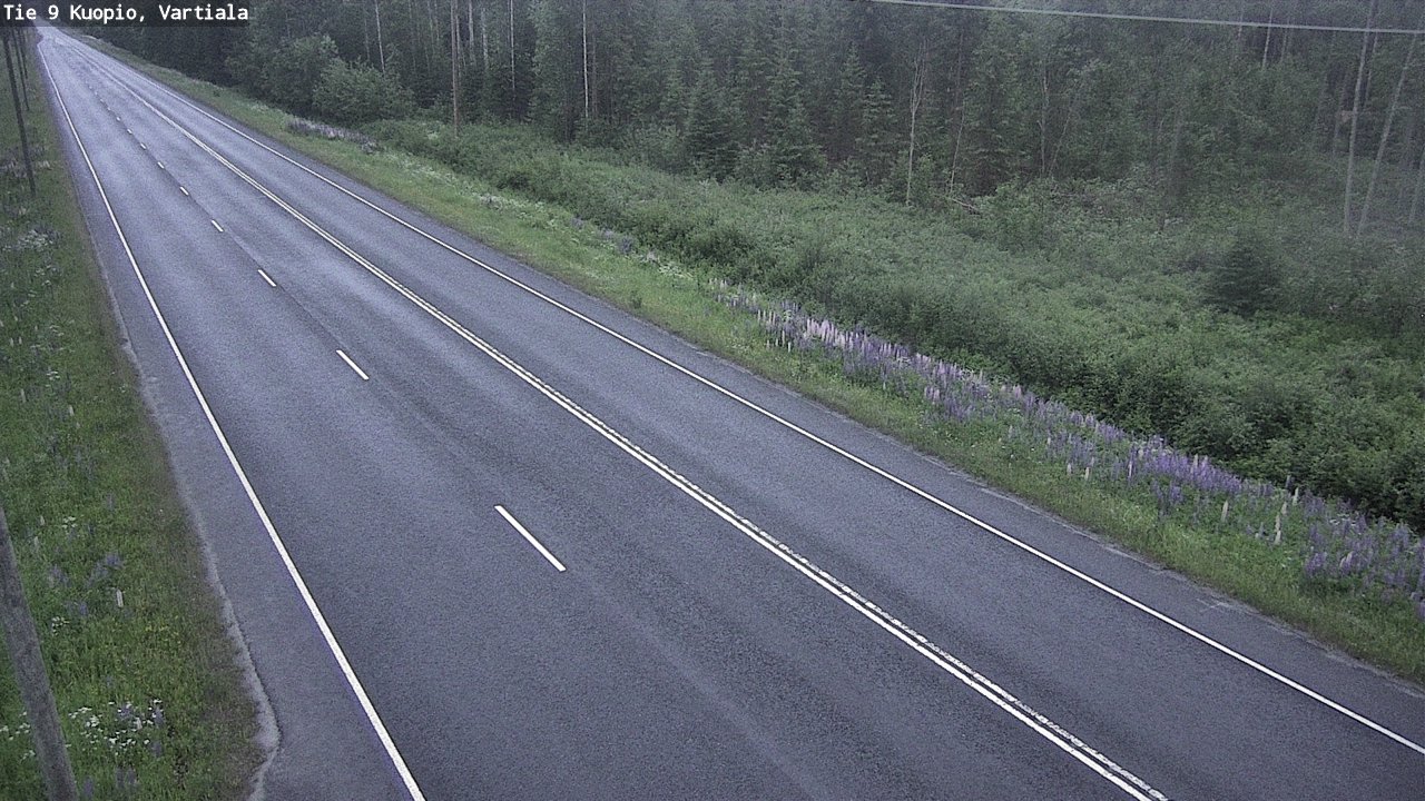 Weather Camera Image Road 9 Kuopio, Vartiala, Kuopio, Pohjois-Savo