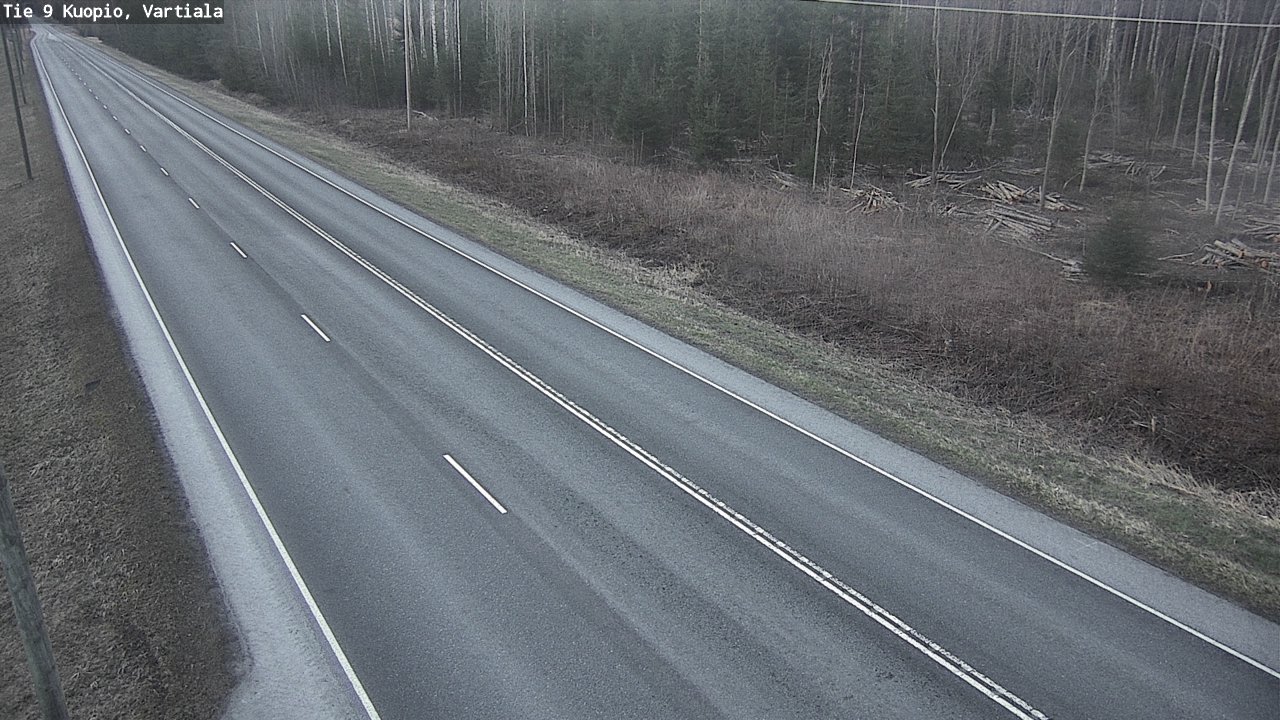 Kelikamerat Kuva Tie 9 Kuopio, Vartiala, Kuopio, Pohjois-Savo
