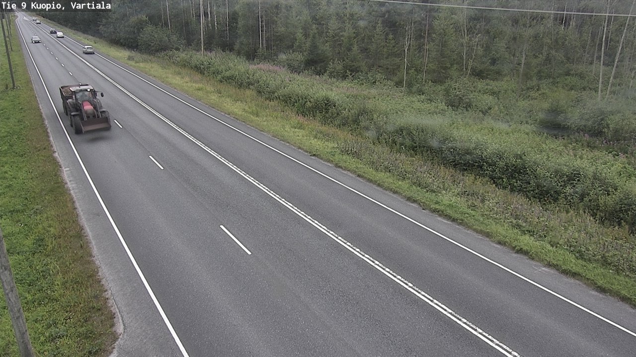 Kelikamerat Kuva Tie 9 Kuopio, Vartiala, Kuopio, Pohjois-Savo