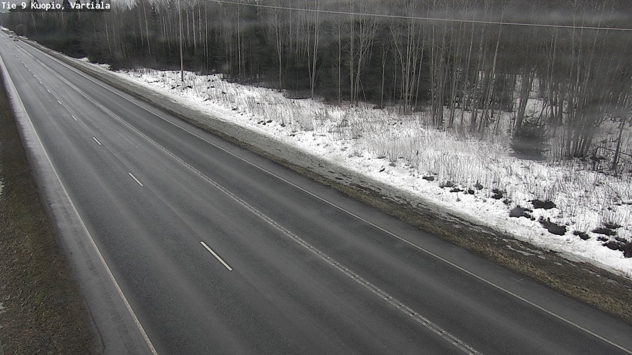 Weather Camera Image Road 9 Kuopio, Vartiala, Kuopio, Pohjois-Savo