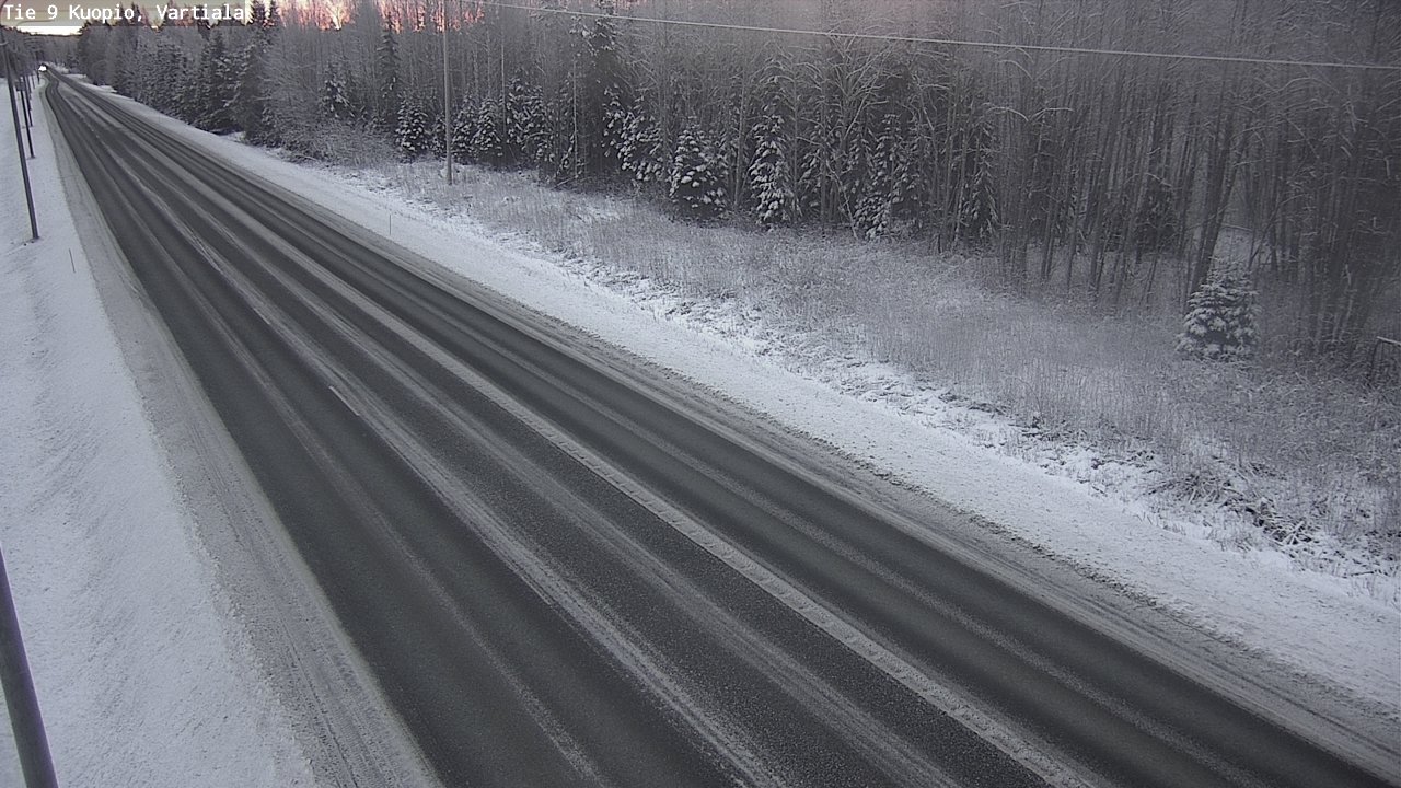 Kelikamerat Kuva Tie 9 Kuopio, Vartiala, Kuopio, Pohjois-Savo