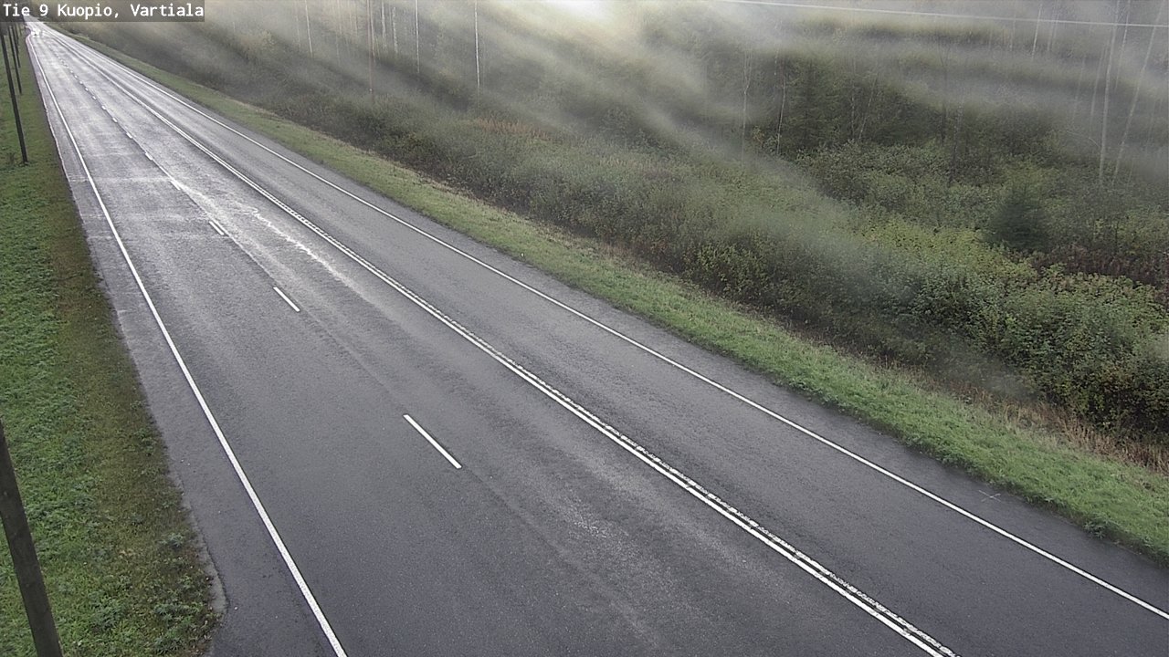 Weather Camera Image Road 9 Kuopio, Vartiala, Kuopio, Pohjois-Savo