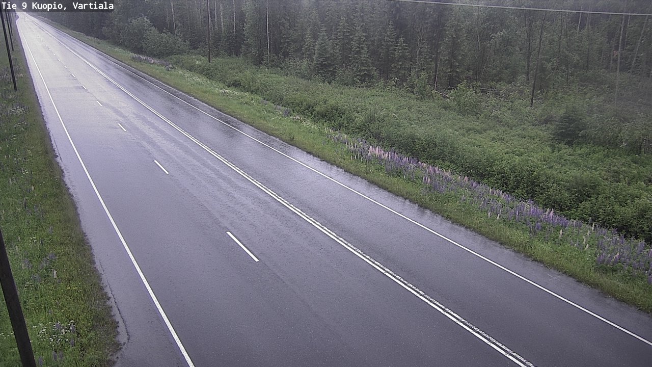 Weather Camera Image Road 9 Kuopio, Vartiala, Kuopio, Pohjois-Savo