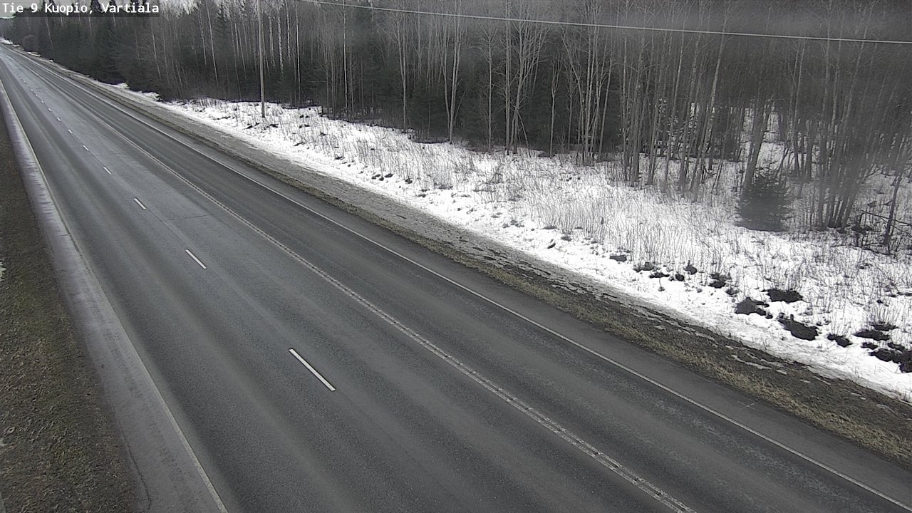 Weather Camera Image Road 9 Kuopio, Vartiala, Kuopio, Pohjois-Savo