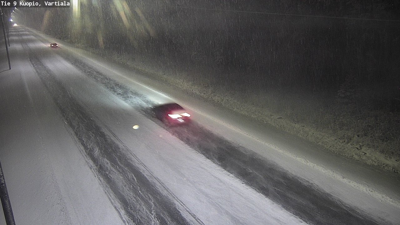 Kelikamerat Kuva Tie 9 Kuopio, Vartiala, Kuopio, Pohjois-Savo