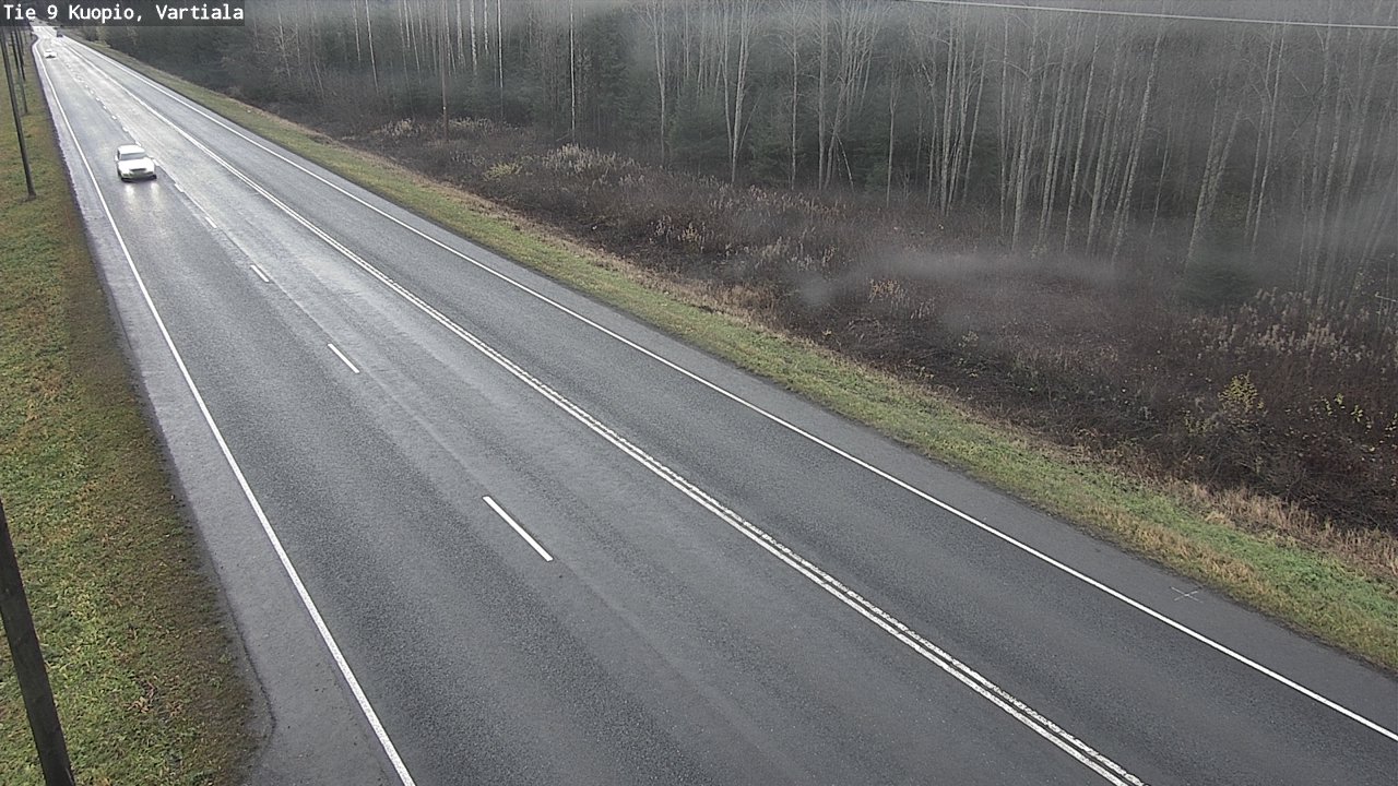 Weather Camera Image Väg 9 Kuopio, Vartiala, Kuopio, Pohjois-Savo