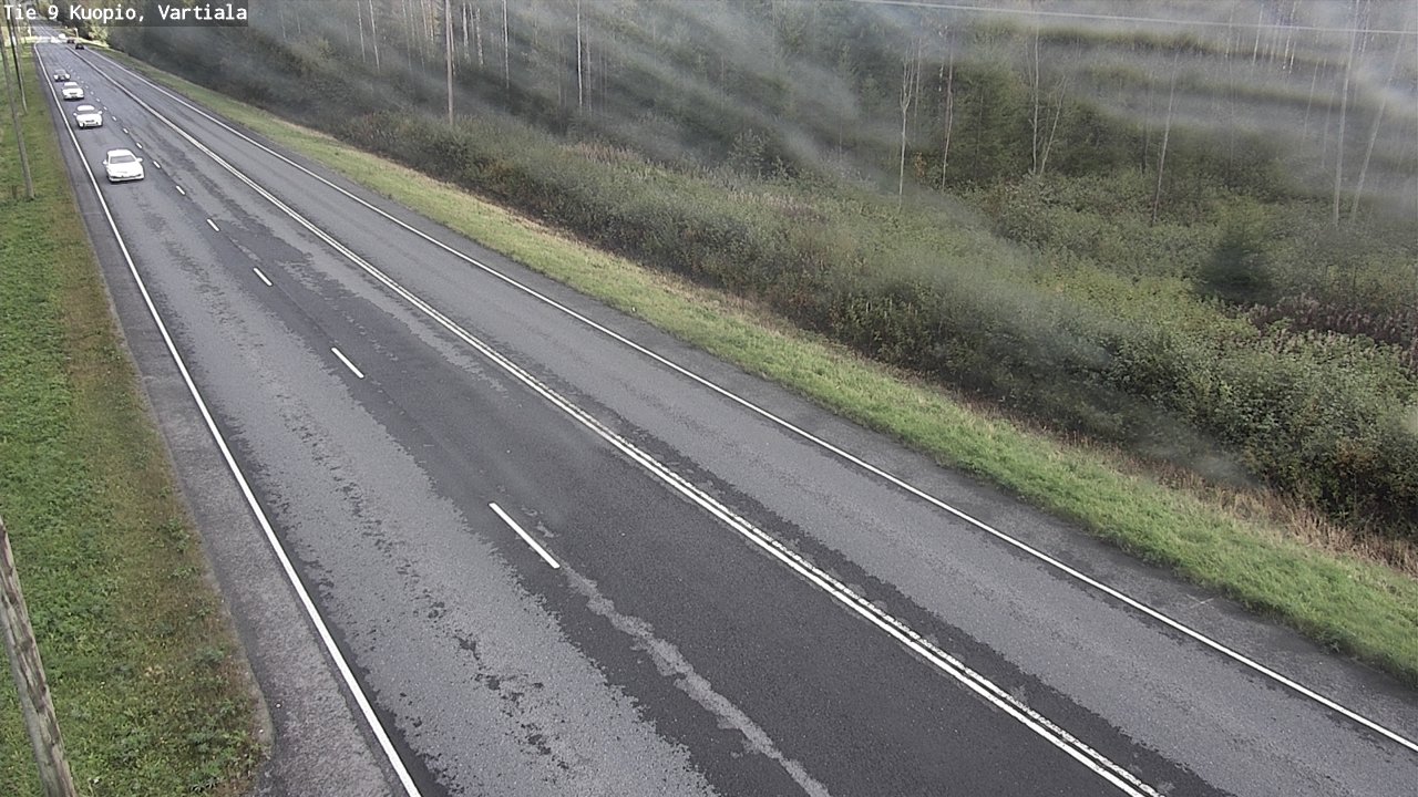 Weather Camera Image Road 9 Kuopio, Vartiala, Kuopio, Pohjois-Savo