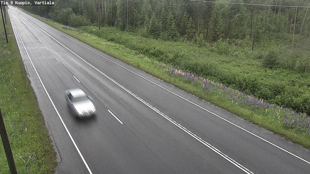 Kelikamerat Kuva Tie 9 Kuopio, Vartiala, Kuopio, Pohjois-Savo