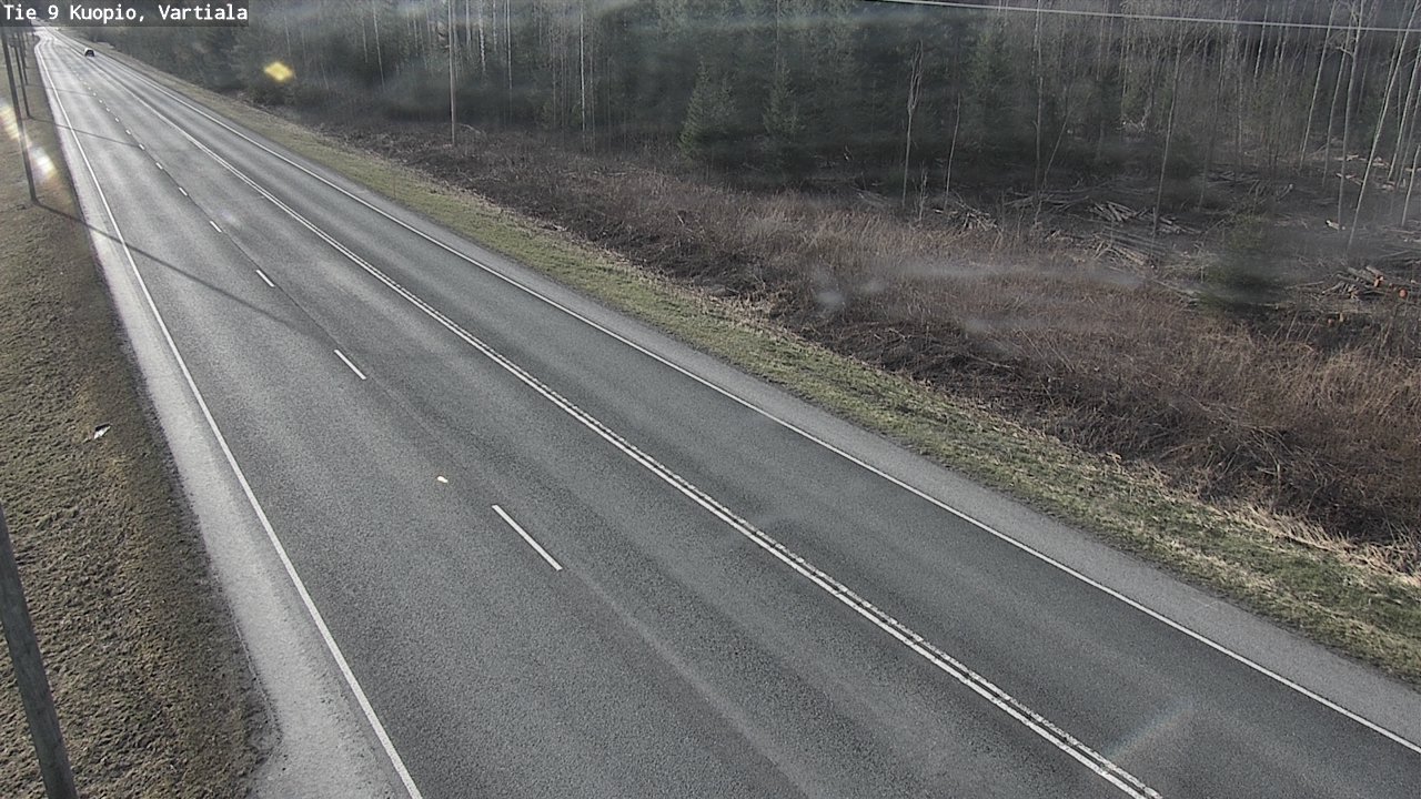 Weather Camera Image Road 9 Kuopio, Vartiala, Kuopio, Pohjois-Savo