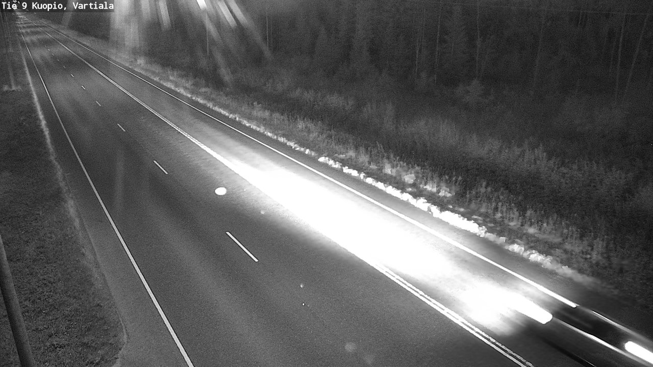 Weather Camera Image Väg 9 Kuopio, Vartiala, Kuopio, Pohjois-Savo