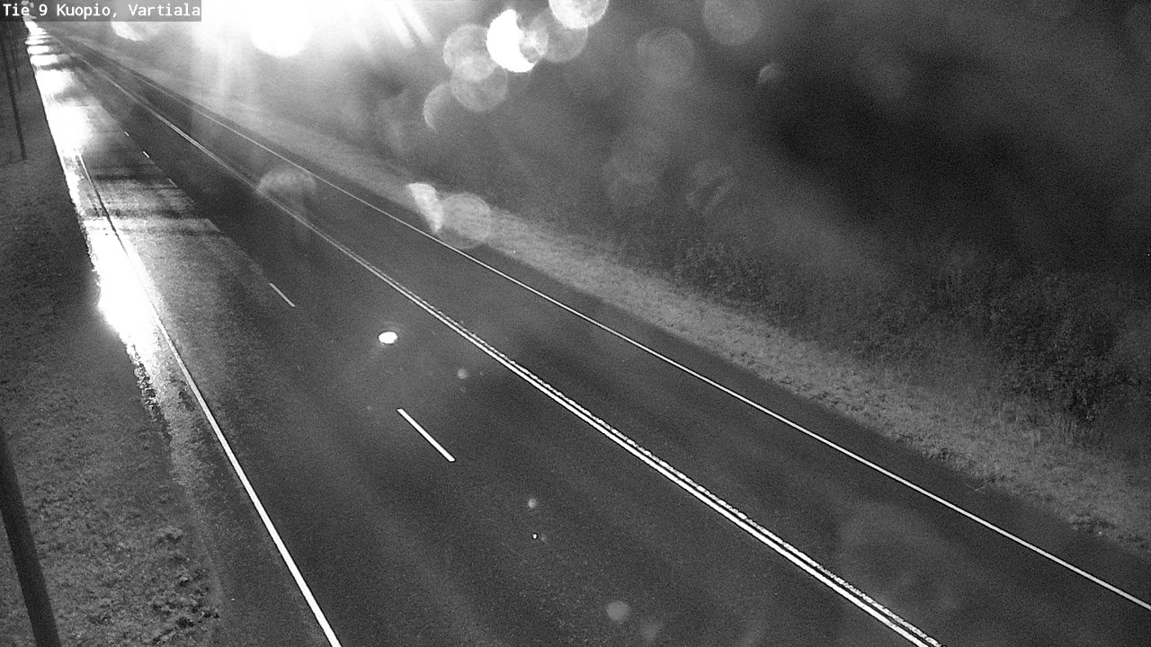 Weather Camera Image Road 9 Kuopio, Vartiala, Kuopio, Pohjois-Savo
