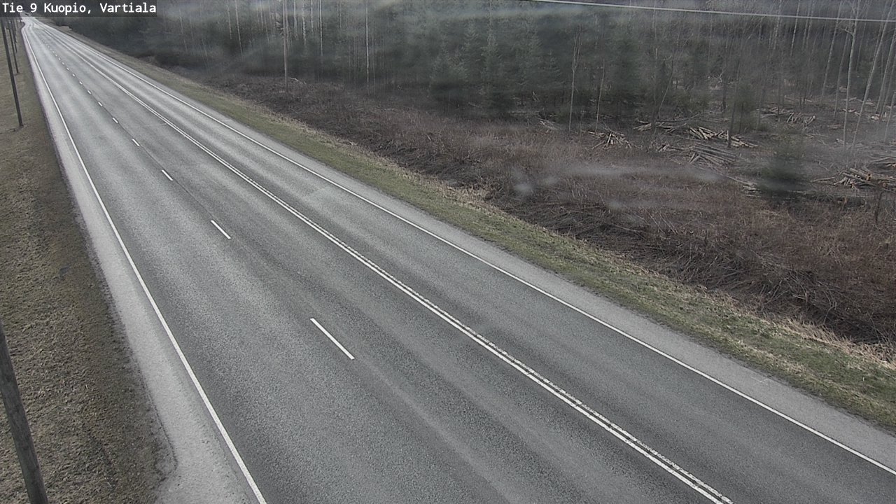 Weather Camera Image Road 9 Kuopio, Vartiala, Kuopio, Pohjois-Savo